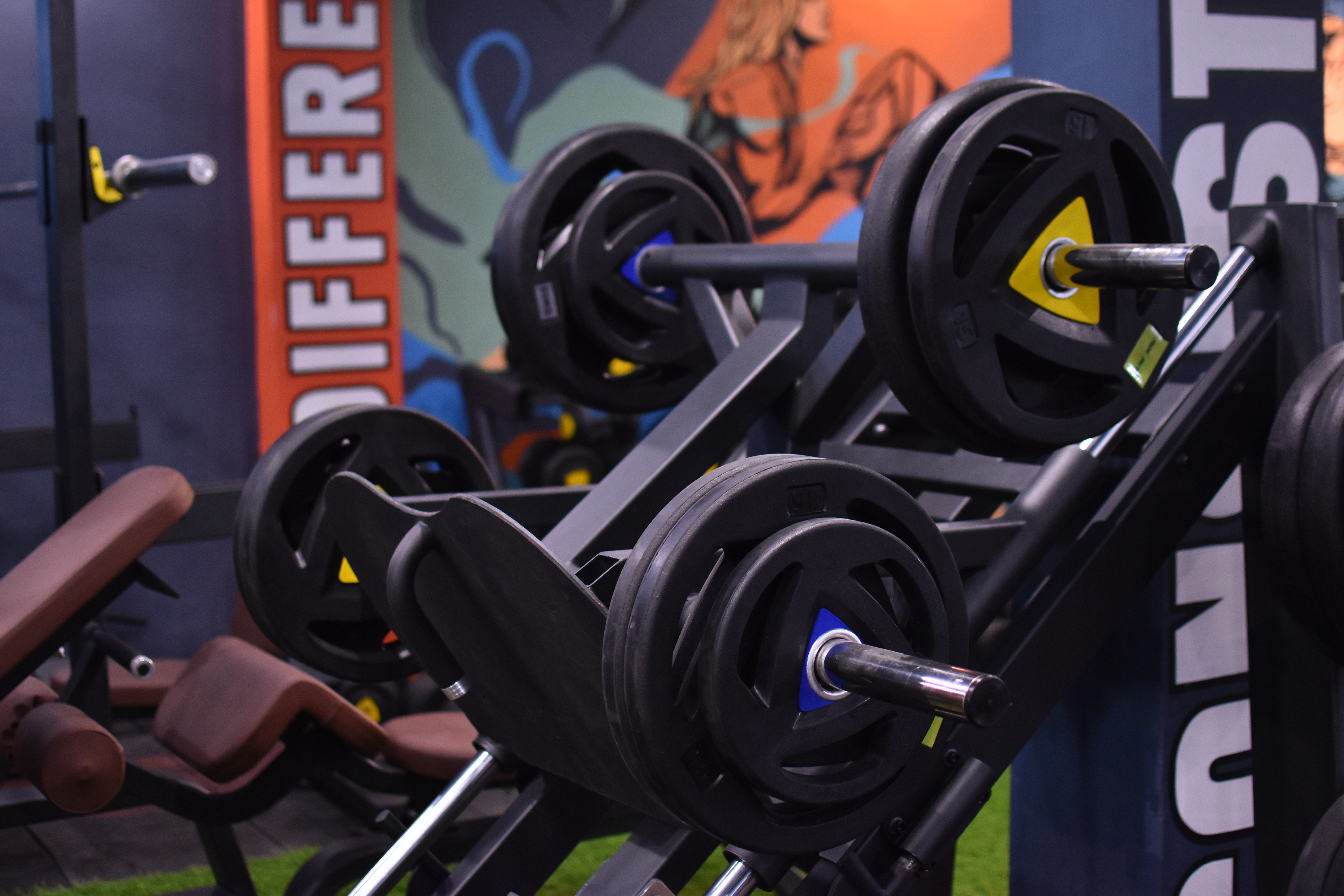 LIV FIT GYM Kalkaji - gym floor and equipment photo 7