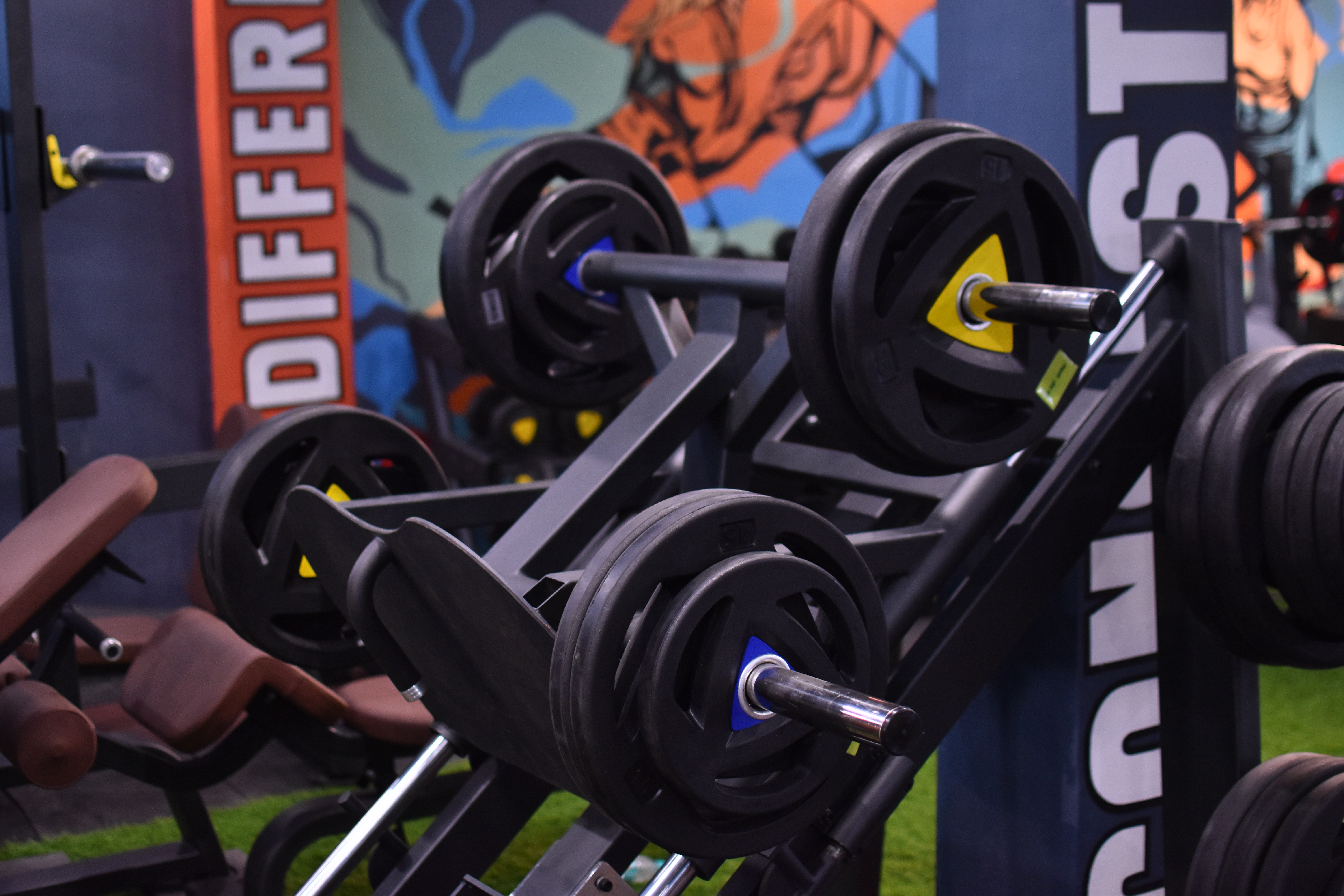 LIV FIT GYM Kalkaji - gym floor and equipment photo 8